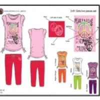 2-8Y girls two pieces set