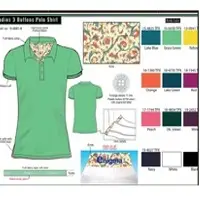 Ladies fancy collar T-shirts