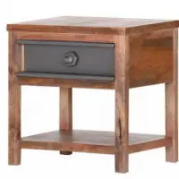 Railway Bedside Table