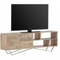 Golden TV Unit