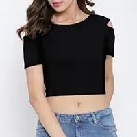 Women's Off Shoulder Crop Top