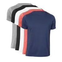 Men Round Neck Cotton T Shirt