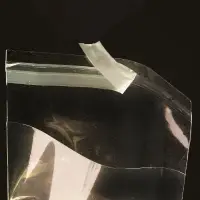 Clear Plastic Bag With Self-Seal Flap
