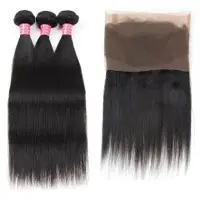 360 With 3 Boundles Hair