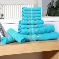Essence 10 Pc Towel Set Sky