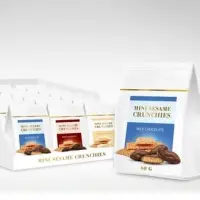 Mini Sesame Crunchies 80g Chocolate