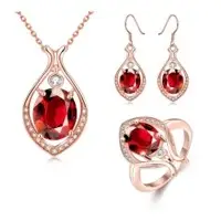 Necklace Ring Earrings Jewelry Sets