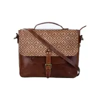 Leather Carved Sling Bag