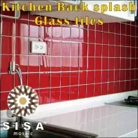 Kitchen Back Splash Glass Mosaic Tiles