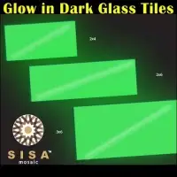 Night Vision Glass Mosaic Tiles
