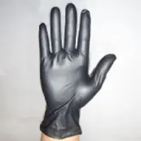 Hongray Colored PVC Gloves (black)