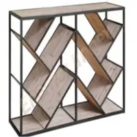 Book Self Iron And Wood