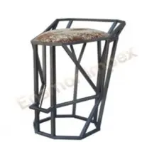 Bar Stool With Iron Frame