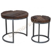 Wood And Iron Mix Up Coffee Table