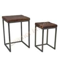 Wood And Iron Mix Up Coffee Table