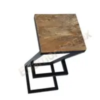 Bar Stool With Iron Frame