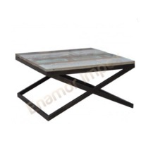 Iron And Wood Mix Up Coffee Table