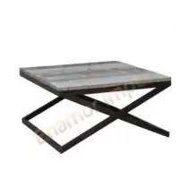 Iron And Wood Mix Up Coffee Table