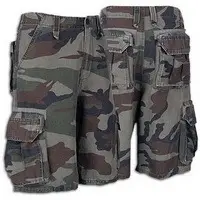 Mens camo print cargo short