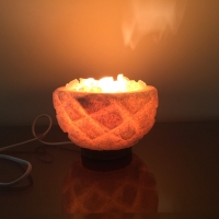 Pineapple Bowl Salt Lamp