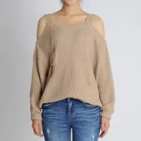 Colde Shoulder Knit Top