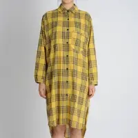 Long Check Dress