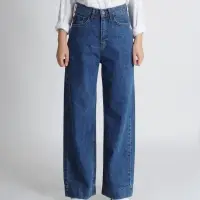 Wide Fit Denim Pants