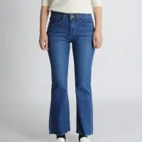 Fitted Boot Cut Denim Pants