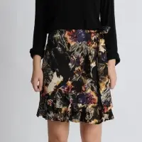 Ribbon Flower Mini Skirt