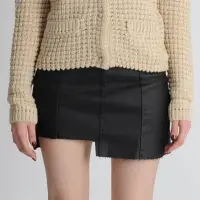 Coating Asymmetrical Skirt