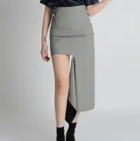 Half Cut Long Skirt
