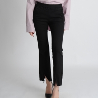 Cut Out Hemline Boot Cut Pants