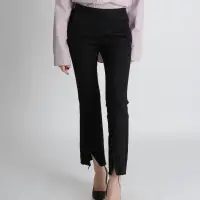 Cut Out Hemline Boot Cut Pants