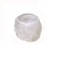 Himalayan White Salt Candle Holder