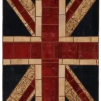 Handmade Carpet Uk Flag