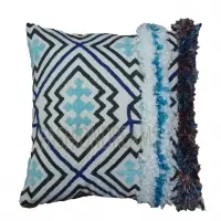 Crewel Embroidery Deco Craft Pillow