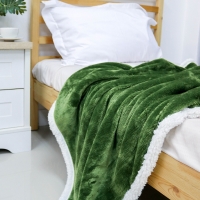 Reversible Ultra Soft Plush And Sherpa Blankets