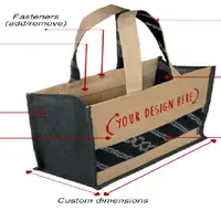 Jute Printed Customize  Bags