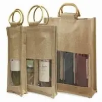 Jute Bottles Carriers Bag