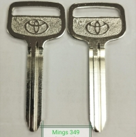 Toy43 Brass Car Key Blank
