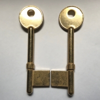 Brass Single Bit Blank Key
