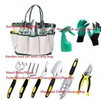 Garden Tool Set With Carry Bag