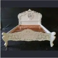 White Rococo Bed Queen
