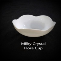 Milky Crystal Flora Cup