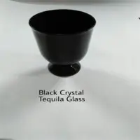 Black Crystal Tequilla Glass