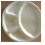 Round Plate 4 Partition 12"X12"