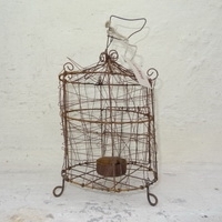 Handmade Wirework Tealight Cage
