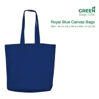 Royal Blue Canvas Bags