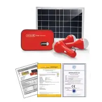 Solar Home Power Station With Radio & Flashlight