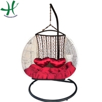 Poly Rattan Swing with Cushion